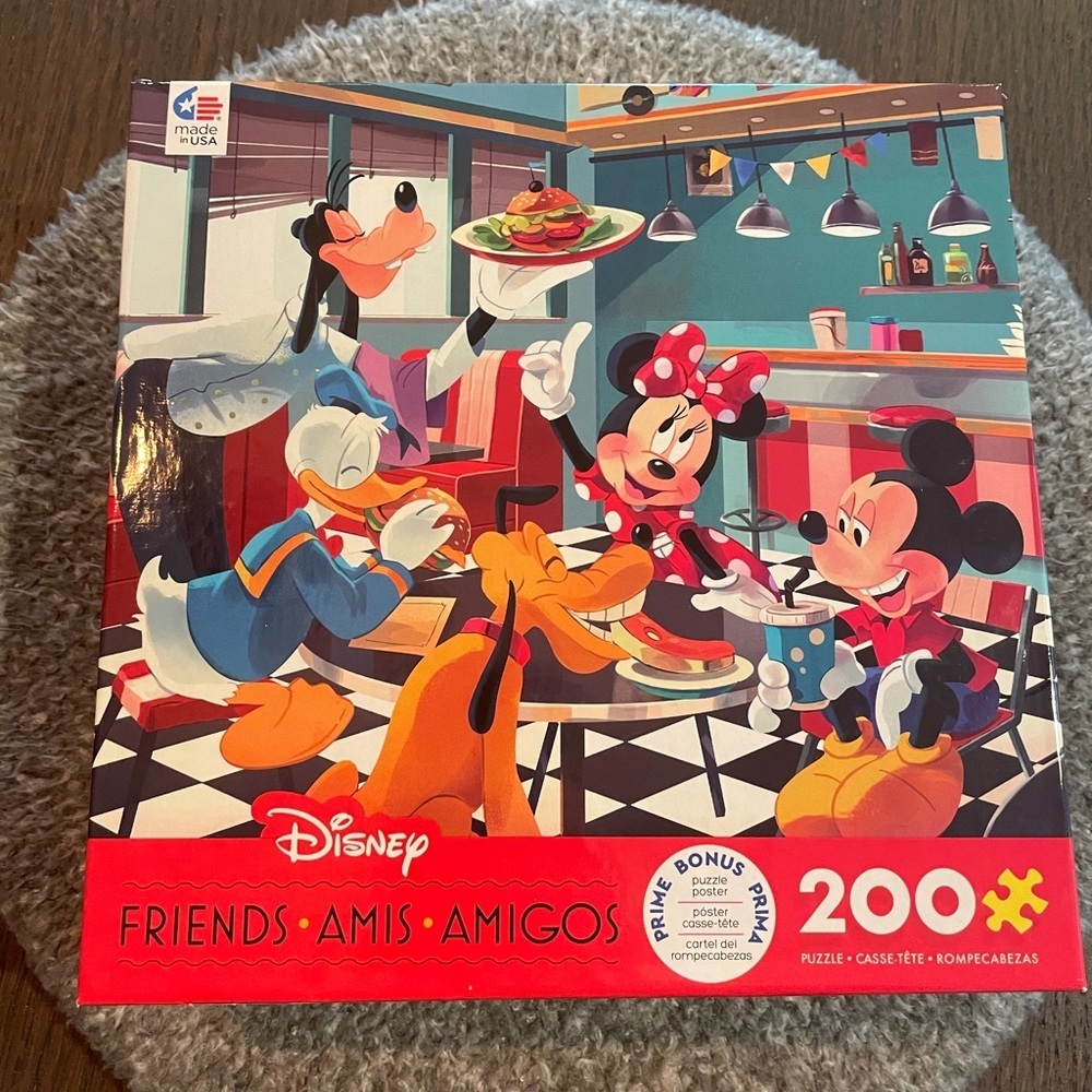 Disney “Friends” unopened 200 piece puzzle